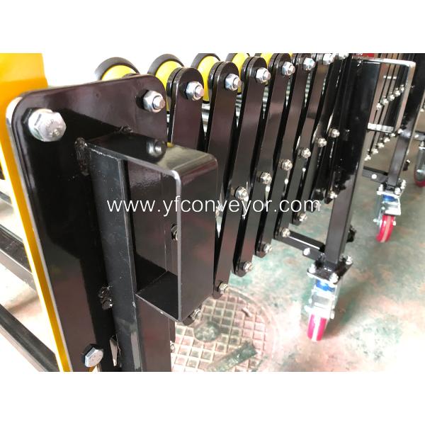 Heavy Duty Flexible Gravity Roller Conveyor for warehouse