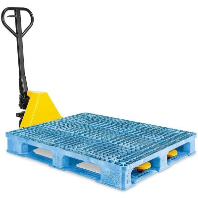 Blue Reusable Plastic Pallet Corrosion Resistant for Warehouse Logistics