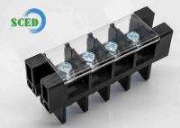 21.00mm PBT alimentation à travers 180A panneau monté bloc terminal de perforation avec revêtement en plastique