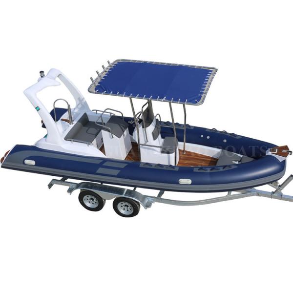 19ft Hypalon 3.5 Hp Outboard Motor Speed / Aluminum Fishing Boat