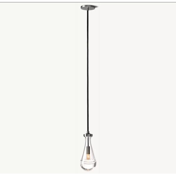 Никель / латунь / бронза подвешенная кухня дождь стекло подвесная освещение