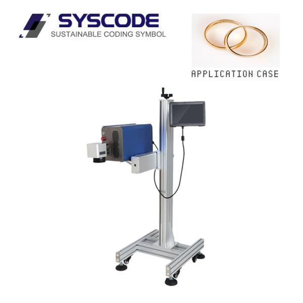 Automated Jewelry Fiber Laser Marking Machine Low Maintenance Jewelry Laser Engraving Machine
