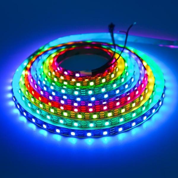 Smd 5050 Sk6812 5v 60led / M  Full Color Addressable Flexible Rgb Led Strip