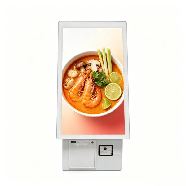 Self Ordering Kiosk with 128 GB ROM NFC Payment and 21.5/24/27 Inch Touchscreen Display