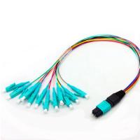 basse femelle du câble MTP de la perte par insertion 12F MPO MTP au câble d'évasion de mode unitaire de St RPA