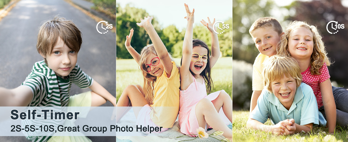 Digital Camera FHD 1080P Digital Point and Shoot Camera with 16X Zoom Anti Shake 32GB Card Compact Small Camera for Boys Girl