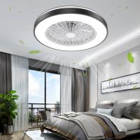 Ventilador de techo de 75W 6600mm con brillo ajustable, enfriador de aire, ventiladores de techo para comedor con luces