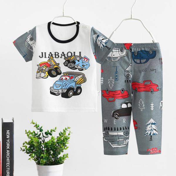Children'S Outfit Sets Cotton Children Boutique Printing Sets Kids Pure Cotton Suit