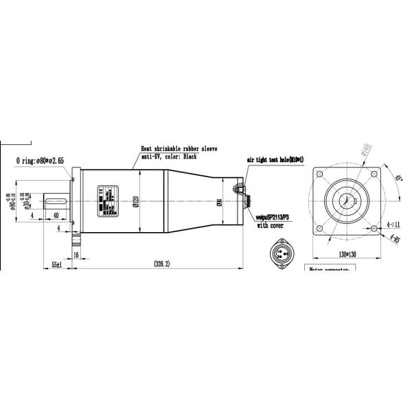 500Nm 10.5A  Solar Gear Motor 24v Dc Torque Solar Tracker