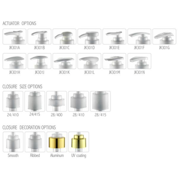JL-JK301A  2CC Screw Lock Down Lotion Pump 24/410 24/415 28/400 28/410 28/415