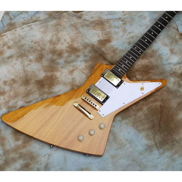 Custom Flamed Maple Top FloydRose Tremolo Dimebag Slime Electric GuitarCustom Korena Explorer Electric Guitar in Stock A