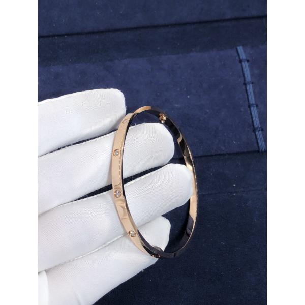 Elegant Car tier 18k Gold Love Bracelet 10 Diamonds Vs Vvs Natural Diamonds Bracelet