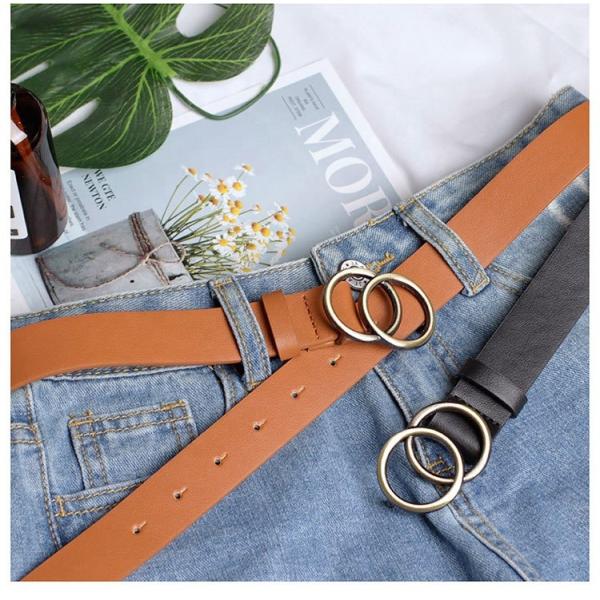 Пояс талии PU мягкого Faux пояса талии платья двойного кольца эластичный для платьев