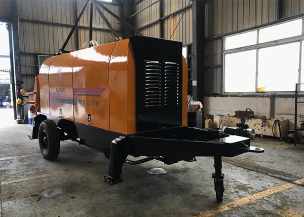 laranja hidráulica estacionária da máquina da bomba 80M3/H concreta de 130M