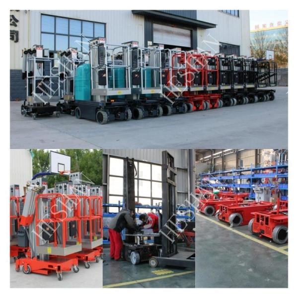 Подъем вертикального алюминиевого человека таблицы подъема рангоута гидравлического одиночного электрический