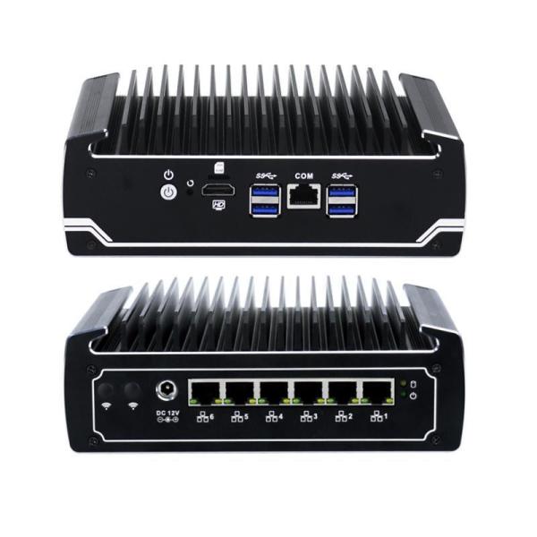 IBOX-501 N18 Fanless Industrial Mini PC Quad Core with 32 GB RAM and MSATA Slot