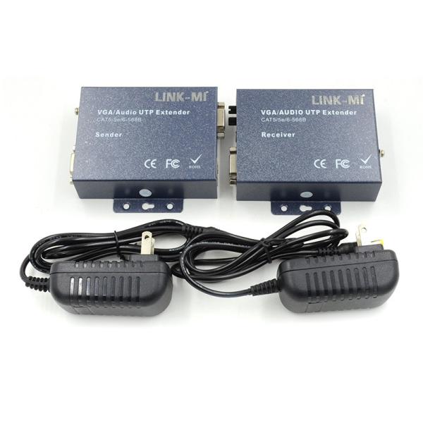 Local Adjustable VGA Extender 100m Cat5e Cat6 Extender