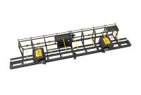 tête de machine à cintrer d'étrier de commande numérique par ordinateur de cercle de Rebar de 40mm double