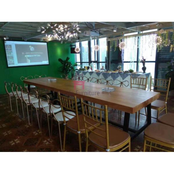 Ins Style Lovely Bow Metal Restaurant Chairs With Custom Cushion Color On Stock