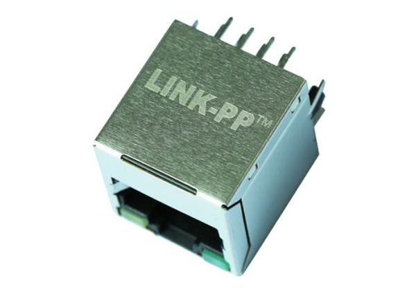 MOX-RJ45V-102Gの縦の台紙RJ45 10/100の基盤- TX磁気LPJD0012BGNL