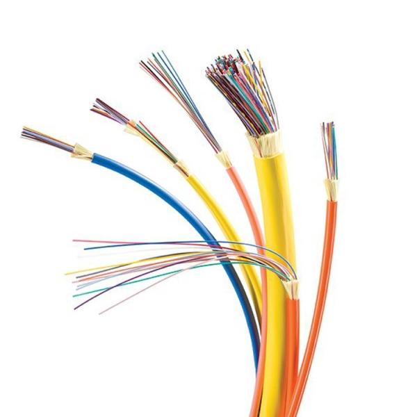 Indoor Tactical Fiber Optical Cable Military Grade G657A1 12 Core Nonmetal GJFJV