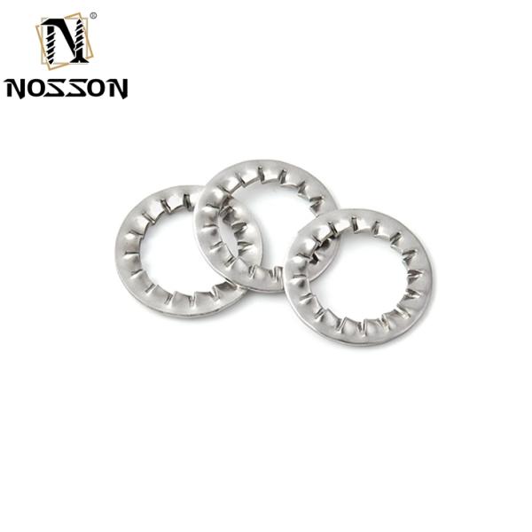 Split Style Stainless Steel DIN6797 External Teeth Lock Spring Serrated Washer for JIS Standard M6-M30 to Meet Customer Requirements