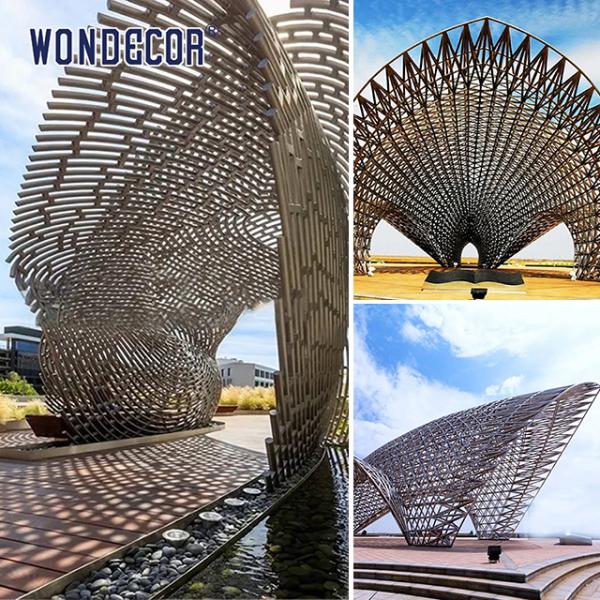 Source Manufacturers Large Scenic Spots Landscape Metal Art Architecture Stainless Steel Sculpture