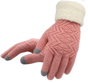 Cross Border Ladies Fashion Gloves Exclusively Knitted Winter Autumn Use