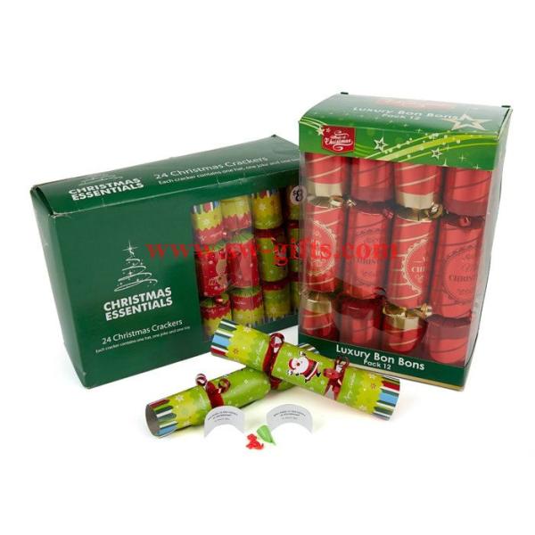 Wholesale Products Party Popper Bon Bons Decorated Christmas Cracker With Small Gifts