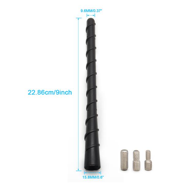 Para el cambio corto de la antena de prueba de lavado GM espiral directa de la antena de goma flexible con la recepción de radio FM / AM optimizada