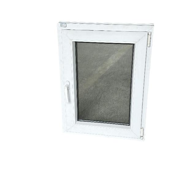 Villa Tempered Glass Casement Window Inward Opening UPVC Tilt And Turn Windows