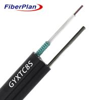 Figure 8 Cable blindé à fibre optique à mode unique multi 6 câble en acier supporté GYXTC8S