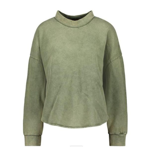 Пробел фуфайки вышивки лозунга плеча падения камуфлирует фуфайку женщин 100% хлопок слишком большую