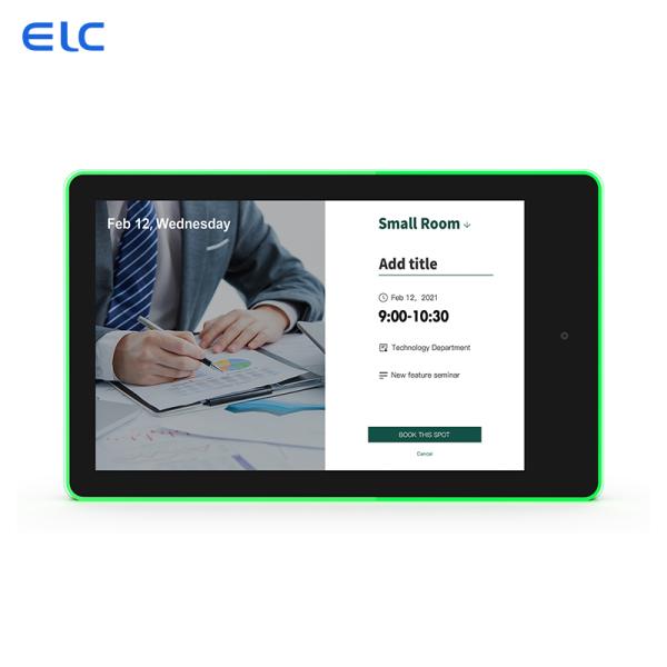 10.1 Inch Android Meeting Room Tablet with POE and LED Light Bar