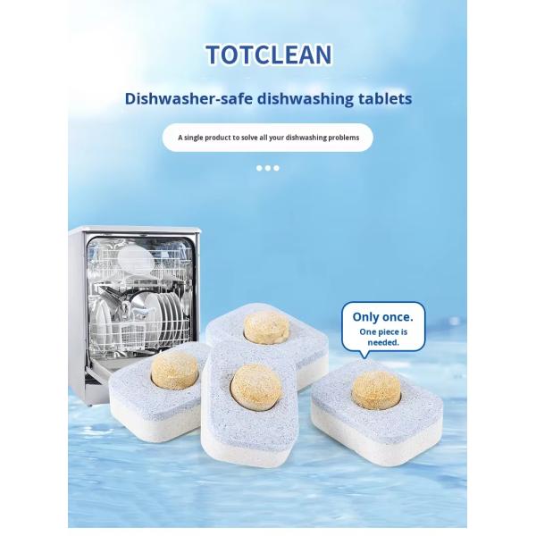 Solid Dishwashing Tablets Strong Stain Removal 20g Washing Tablets Three Colors Household Dishwasher