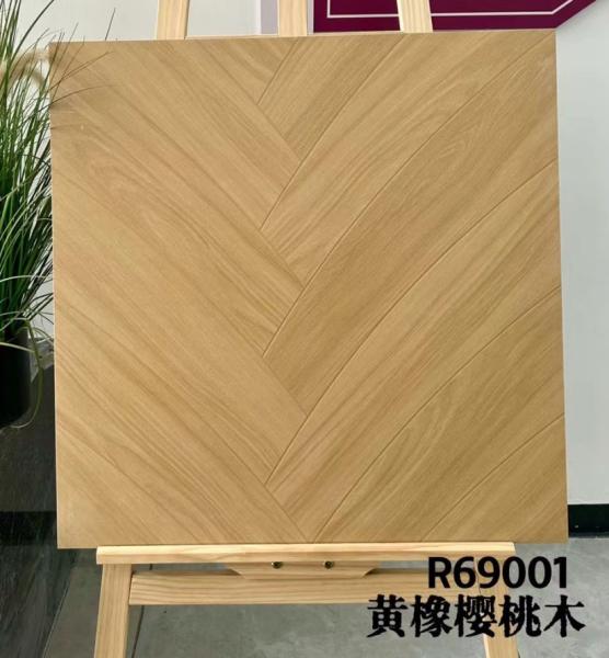 600x600mm Brown Herringbone Ceramic Floor Tile AAA Grade