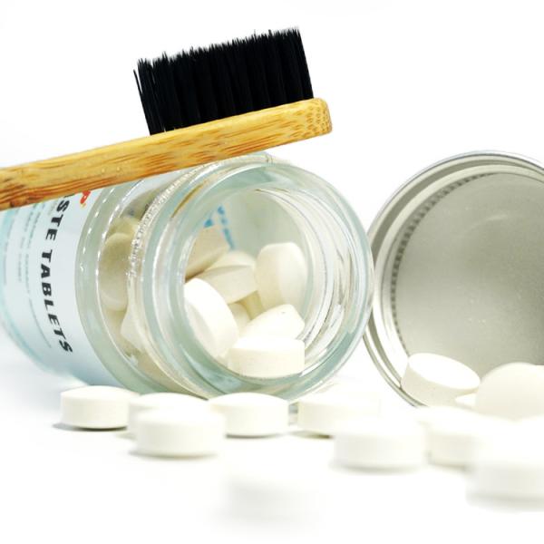 Dents masticables de Tablette de pâte dentifrice de saveur en bon état de marque de distributeur blanchissant