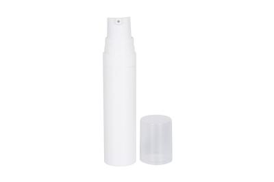 PP 5ml 8ml 10ml Loção Trial Garrafa Branca Sem Ar Mini recipientes cosméticos Embalagem para viagens