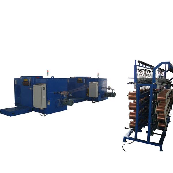 DIN200 DIN1250 MS Metal Bobbin Wire Bunching Machine GB4004-83 JB/T8997.4-1999 DIN46395/DIN46397 Standard