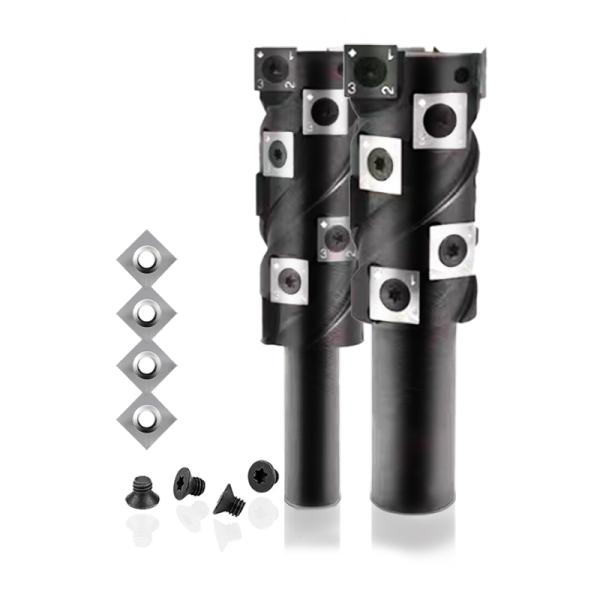 YING BA Hot Sales Cnc Double Bearing Trimming Cutter Cnc Spiral Flush Trim Router Bit for Wood Trimming Bottom Cleacing