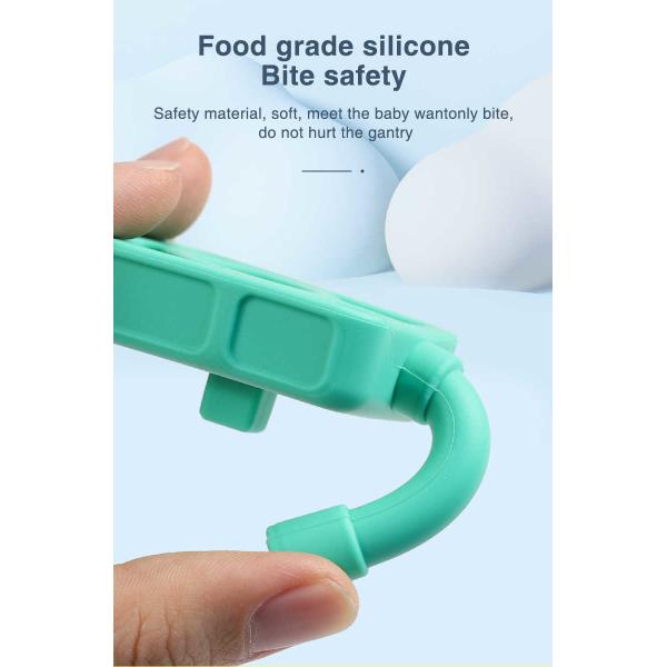 Non Toxic Baby Silicone Toys Tank 0 To 24 Months Age Infant Pink