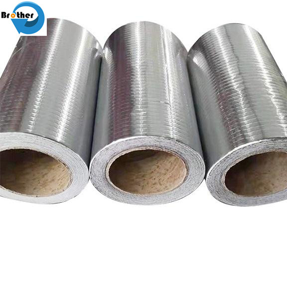 Waterproof Butyl Rubber Tape Single Side Aluminum Foil Rubber Tape High Stick for Leakage Repairing