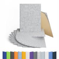 Panneau de mur acoustique rectangulaire et hexagonal pour la décoration de la maison