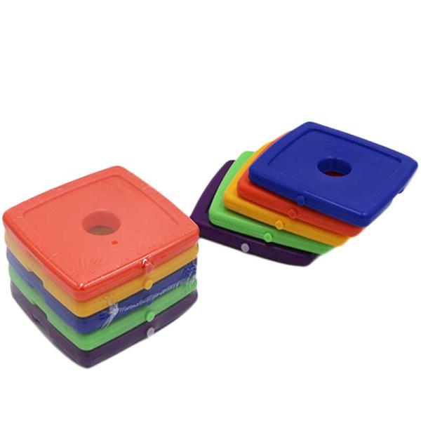 Красочные красивые пластиковые пузыри со льдом обеда охлаждая гель 13.3*12.7*1.3км