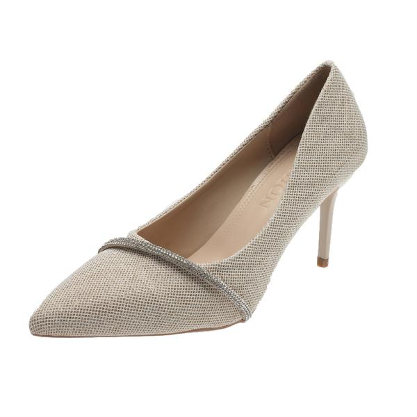 Shiny Luxury High Heels Shoes Rhinestone Business Lager Size Ladies Summer Wedding