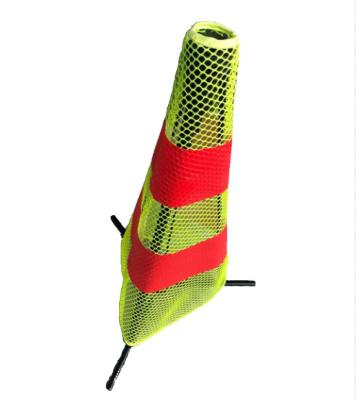 Material de matéria têxtil dobrável reflexivo dos cones 600mm do tráfego rodoviário