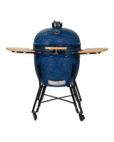 Gril en céramique de Kamado de charbon de bois de pizza bambou Sidetable 304 de BARBECUE de 27 pouces