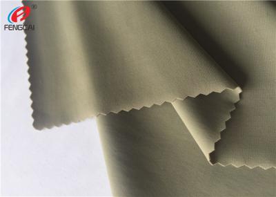 Tela de nylon do Spandex do roupa de banho impermeável do estiramento da maneira da cor contínua 4