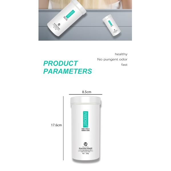 OEM 450g Salon Bleach Powder – Organic Mild, Ammonia-Free Dust-Free, 8-Level Lightening & Low Hair Damage