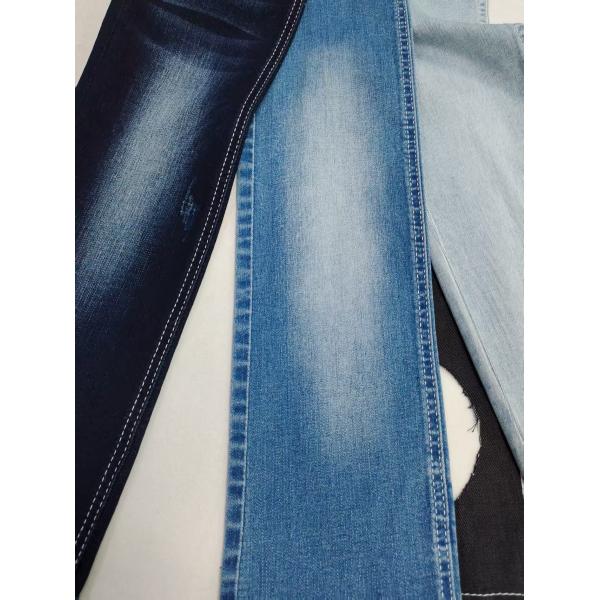 Dual-Core Siro Yarn Cross Slub  85%Cotton Stretch Denim Fabric 12S For Jeans Or Coat